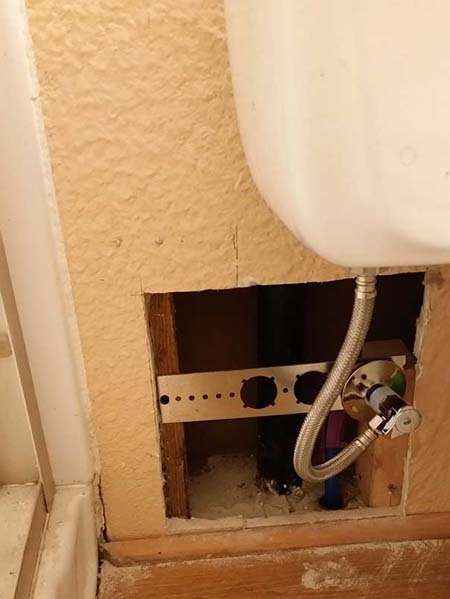 Plumbing For New Toilet Installation