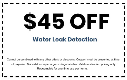Discount on Water Leak Detection