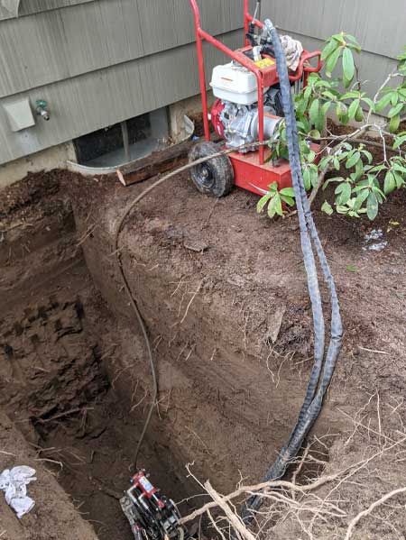 Outdoor pipe