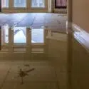 water leaking on the floor