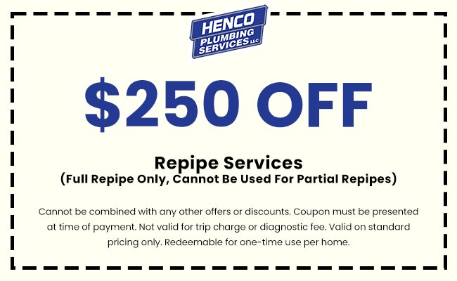 Discounts on Repipe Services