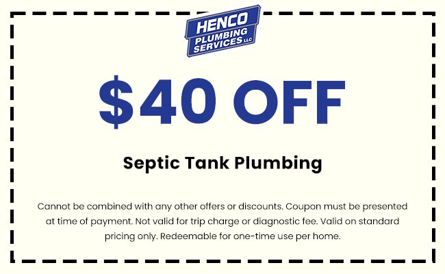 Discounts on Septic Tank Plumbing