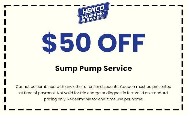 Discounts on Sump Pump Service