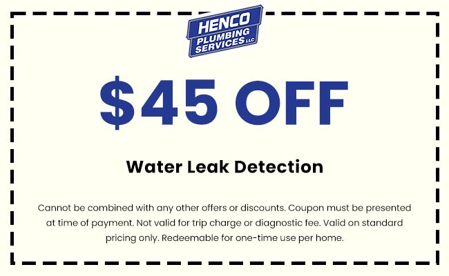 Discounts on Water Leak Detection