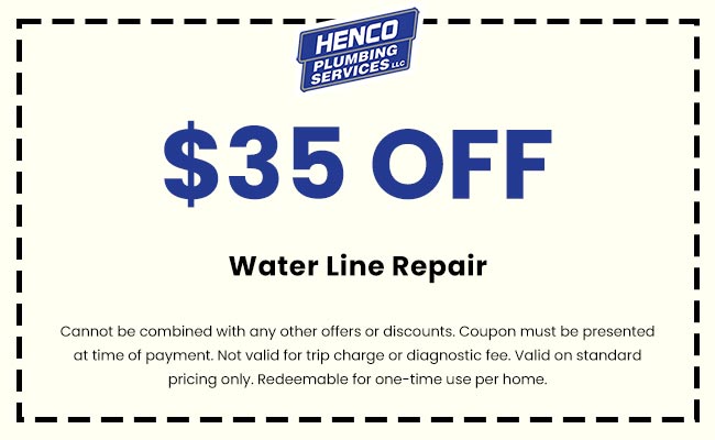 Discounts on Water Line Repair