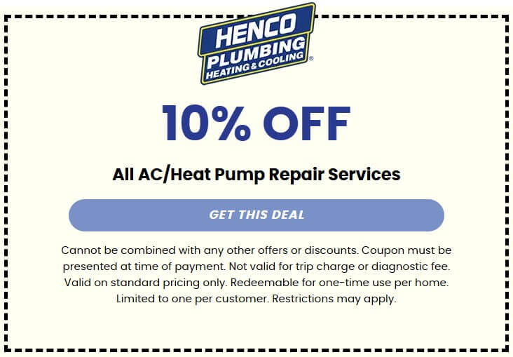 10% off All AC/Heat Pump Repair Services