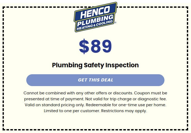 $89 Plumbing Safety Inspection