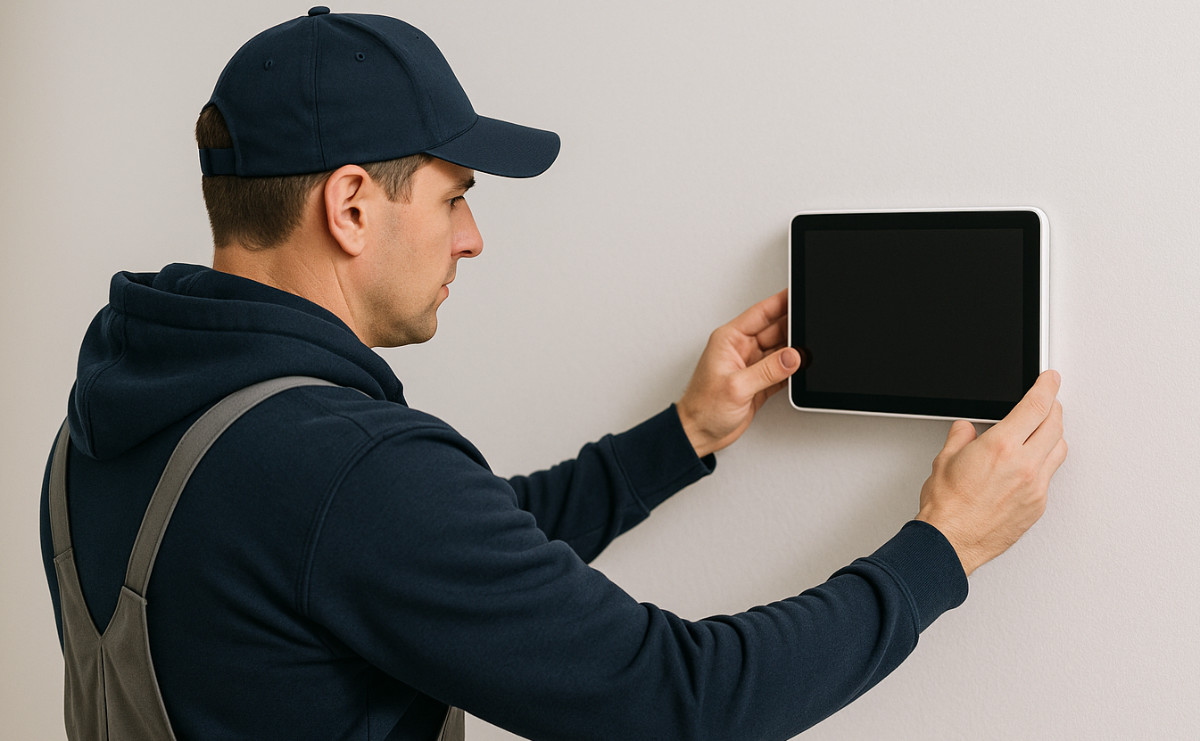 Smart thermostat service.